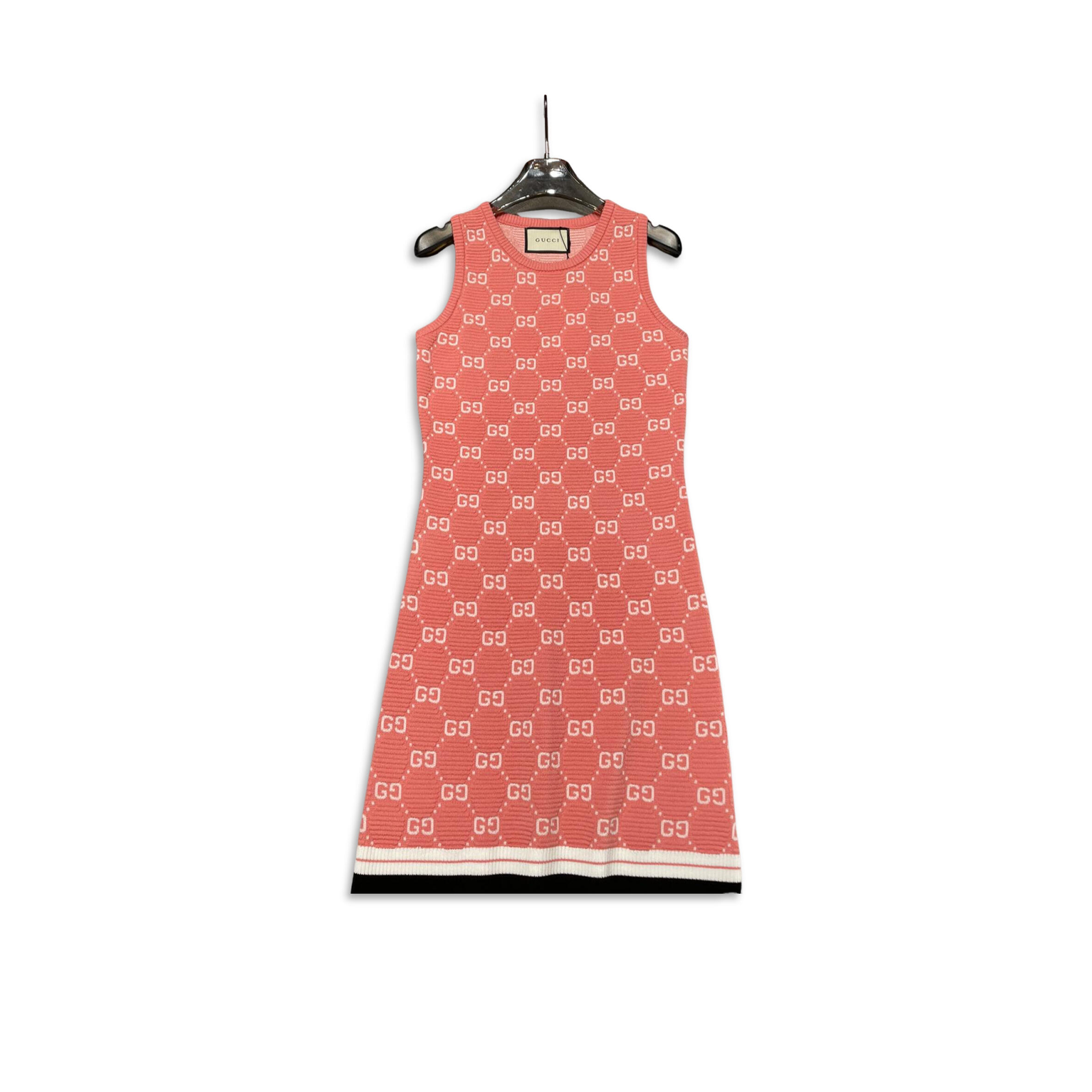 GUCCI LETTER KNIT VEST DRESS